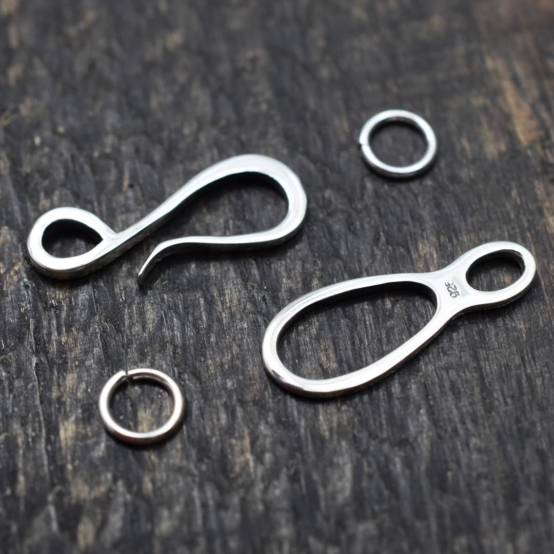 シルバー925 オールド イーグルフックset インディアンジュエリー