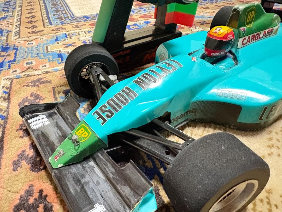 当時物 タミヤ 1/10RC レイトンハウス F103シャーシ完成品 即走行可