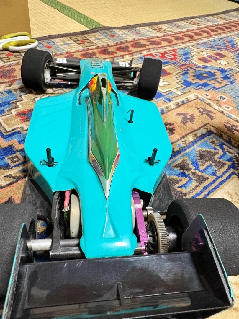 当時物 タミヤ 1/10RC レイトンハウス F103シャーシ完成品 即走行可