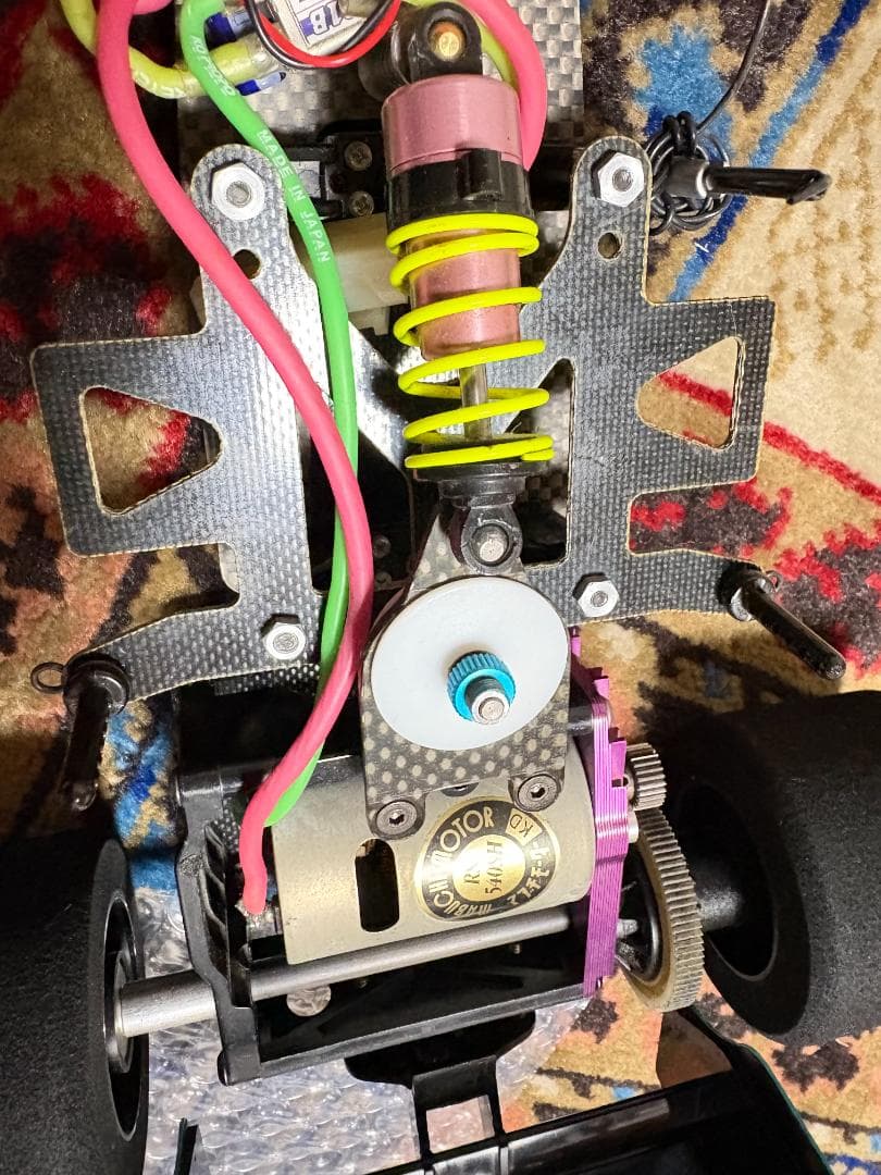 当時物 タミヤ 1/10RC レイトンハウス F103シャーシ完成品 即走行可