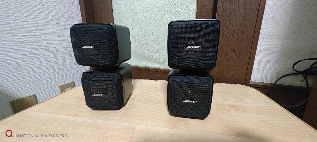 BOSE CUBE SPEAKER SYSTEM 501Z ペア BOSEキューブスピーカーサテライトペア/501Z／専用スタンド2脚 - メルカリ