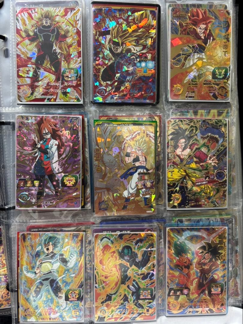 ドラゴンボールヒーローズまとめ売り　バインダー付き