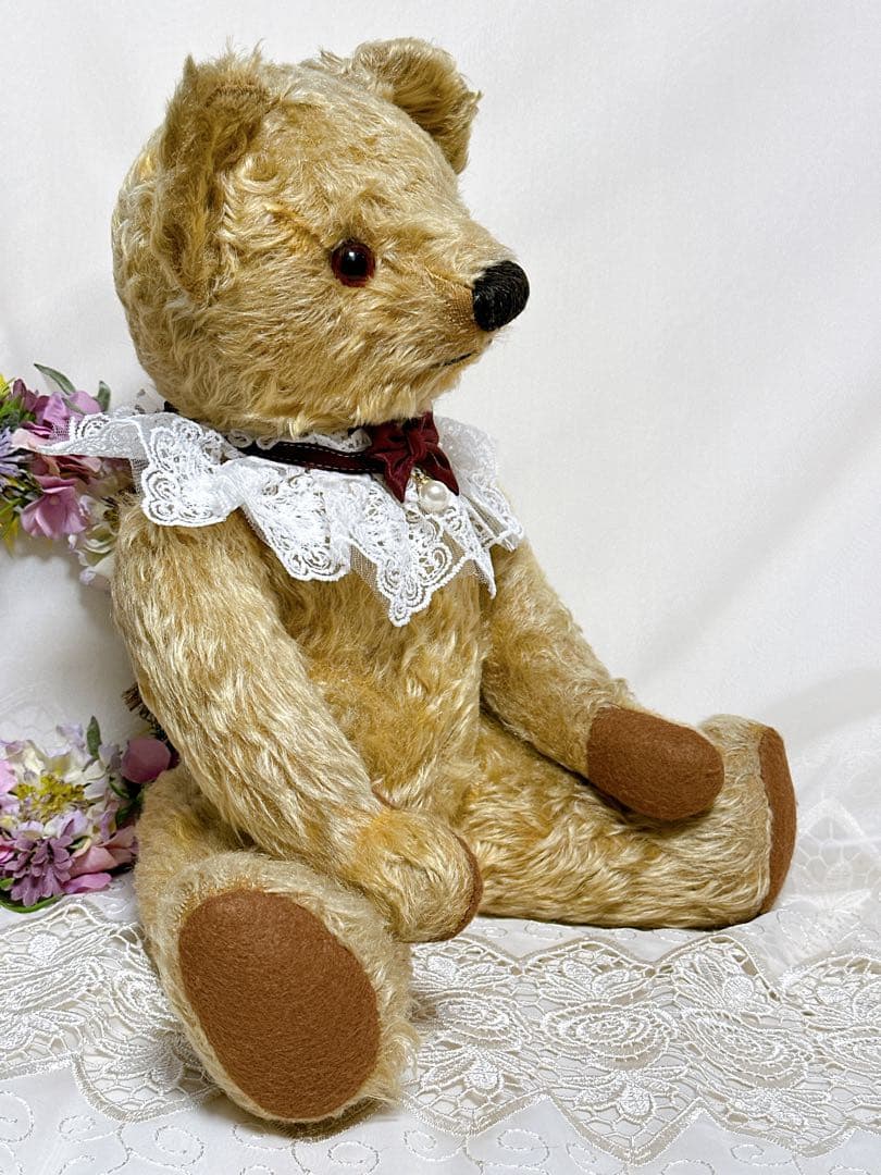 ❤️美形❤️大きめチャドバレーベア　1940's アンティークベア　テディベア