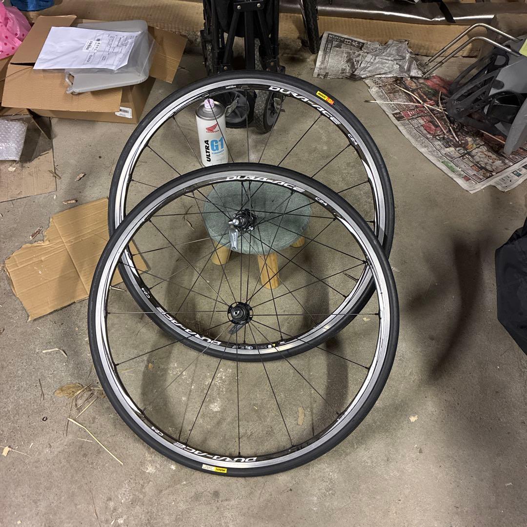 シマノ　Wh-9000 c24 デュラエース　ホイール SHIMANO / 【中古】DURA-ACE WH-9000-C24-CL（前後ホイールセット