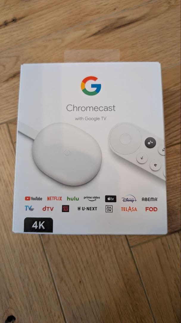 8月15日迄Google Cromecast with Google TV 4K クロームキャスト Googleグーグル Chromecast with Google TV GA01919