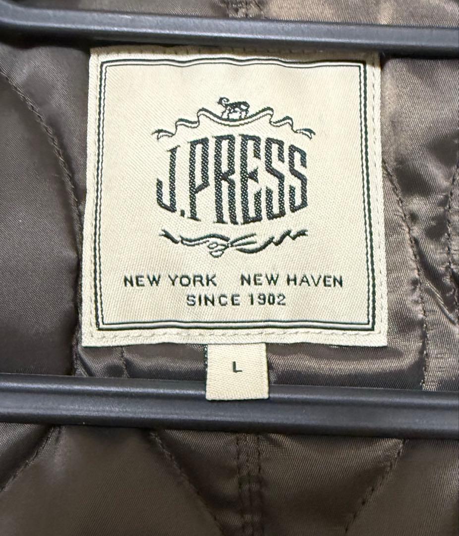 極美品】J'PRESS ウールスタンドカラーコート キルティング SizeL