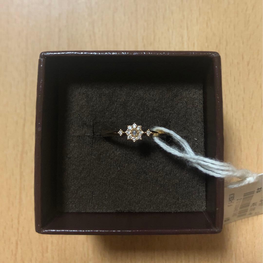 agete アガット K18 リング 7号 新品未使用 - メルカリ