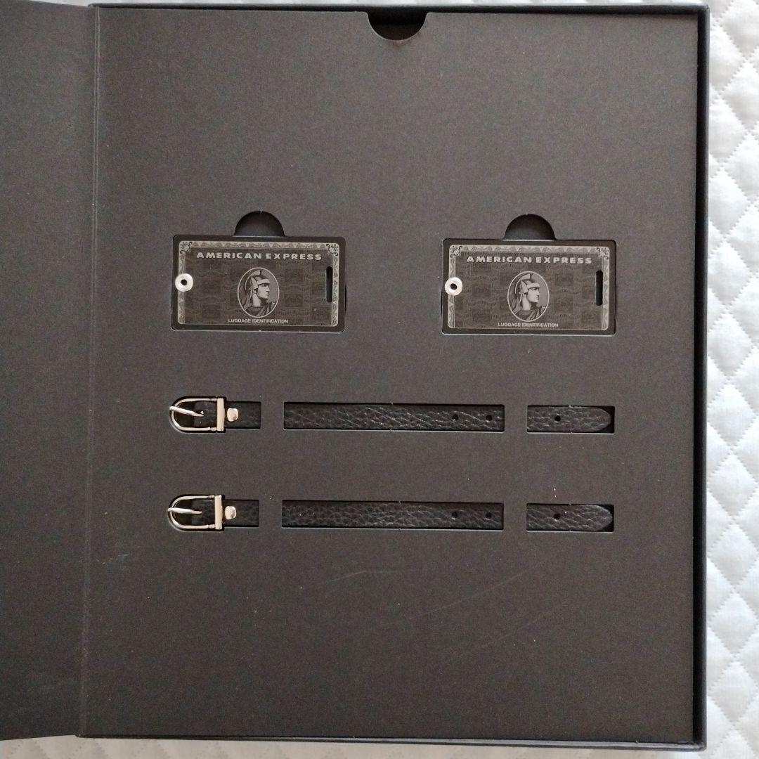 センチュリオン　ブラックカード　バゲッジタグ　アメックス　アメリカンエキスプレス