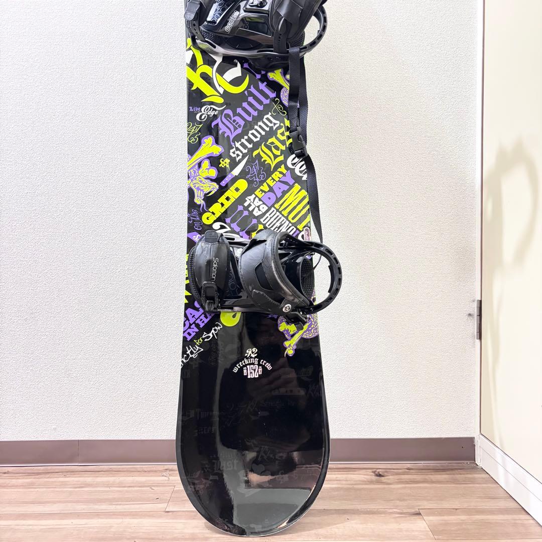 K2 スノーボード セット Wrecking Crew 152 SALOMON - メルカリ
