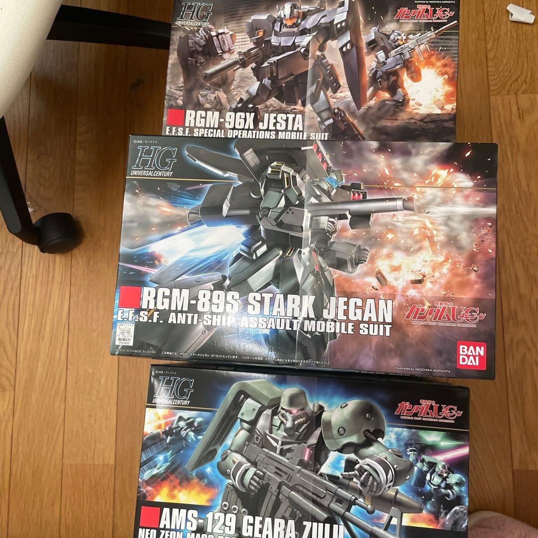 ガンプラセット10体 RGM-89S STARK JEGAN 他