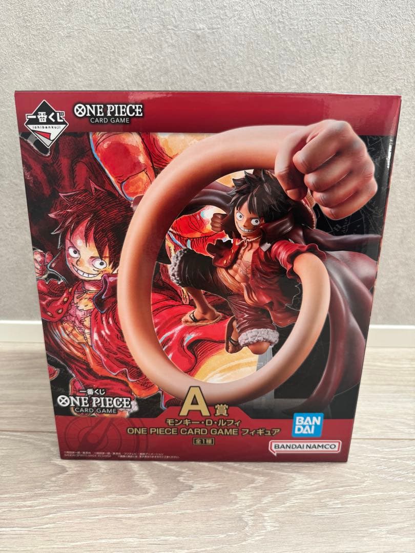 ONE PIECE モンキー・D・ルフィ A賞 フィギュア、プロモカード