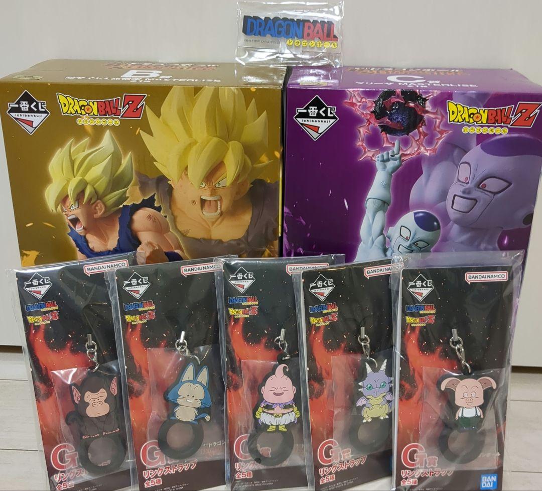 ドラゴンボール 一番くじ 超サイヤ人孫悟空＆フリーザ フィギュアセットおまけ付き