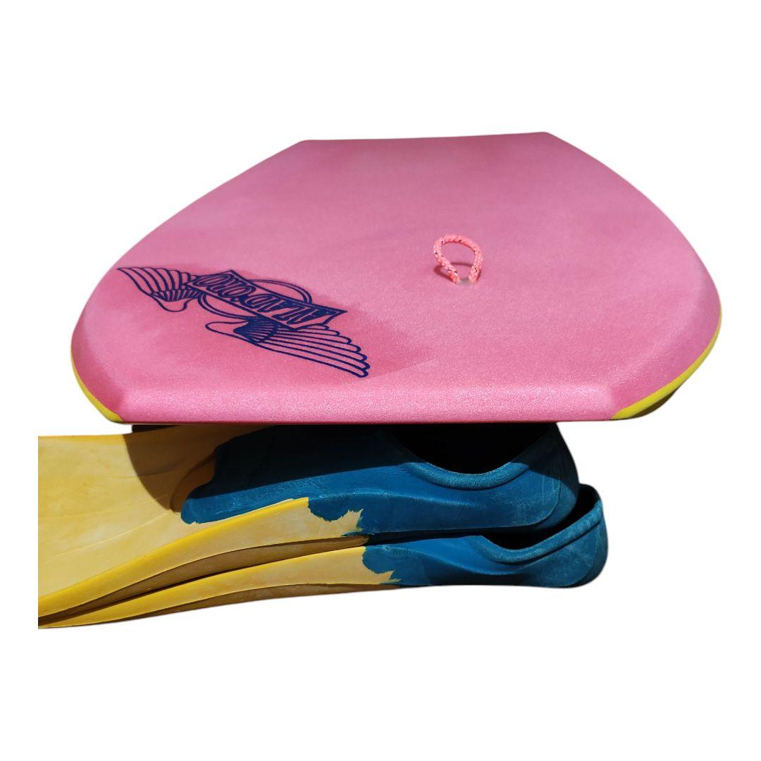 ALAD´ORO ボディボード ホワイト ピンク イエロー