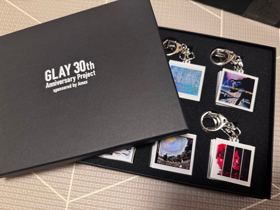 【非売品】フルセットGLAY ×Amex キーホルダー&バッグセット