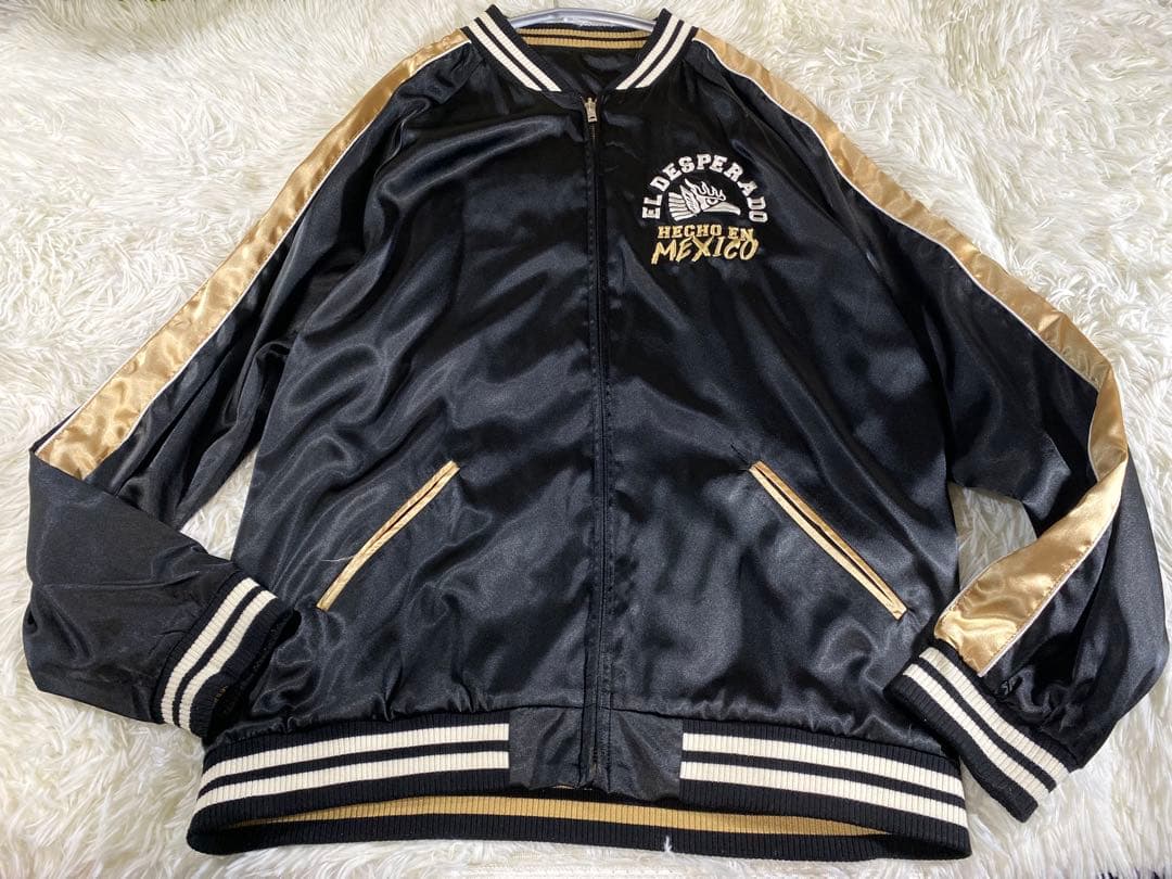 新日本プロレス】エル・デスペラード刺繍スカジャン リバーシブル