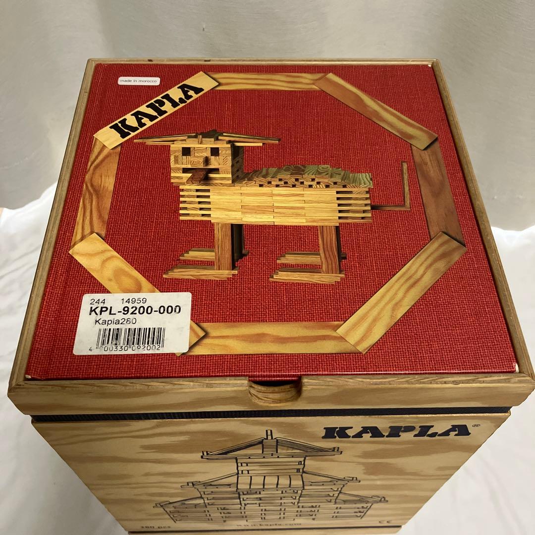 カプラ280ピース KAPLA 木箱 アートブック赤 - メルカリ