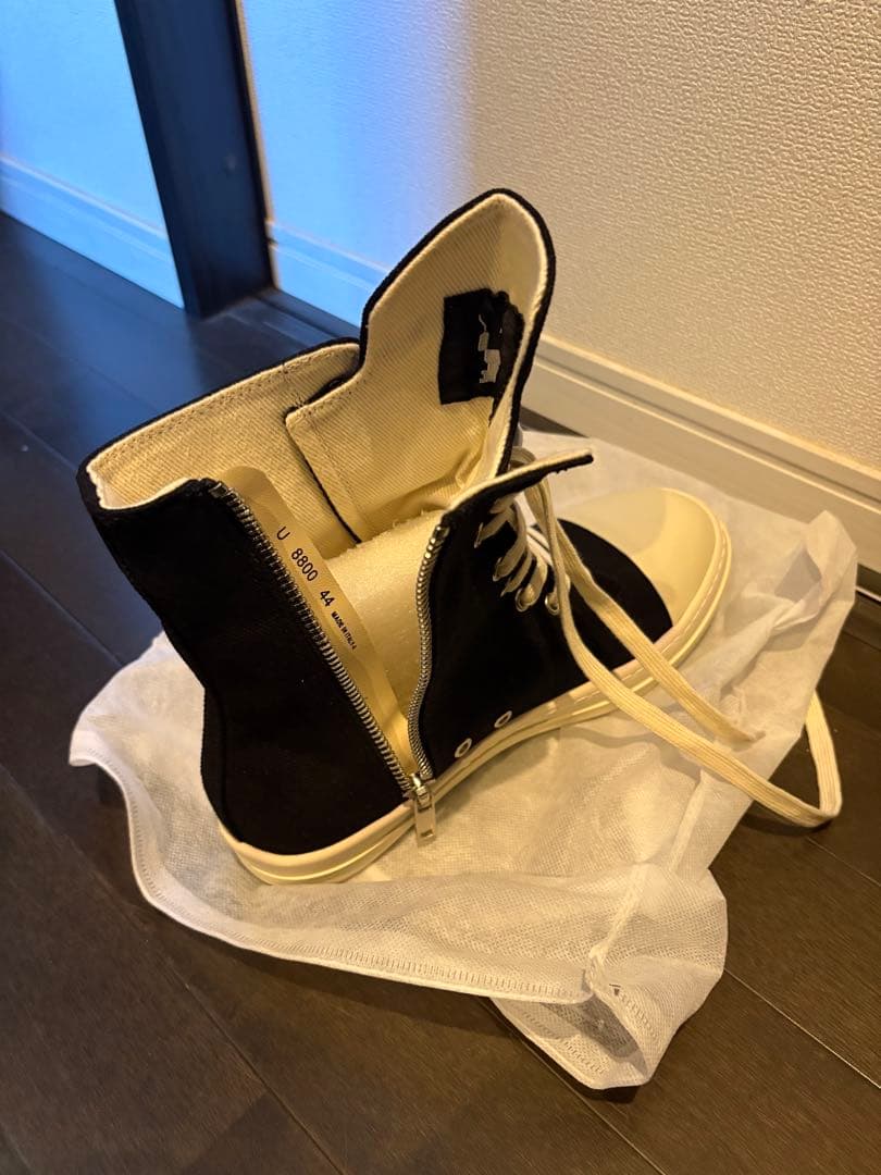 Rick Owens DRKSHDW風 ハイカットスニーカー 44 28.5cm