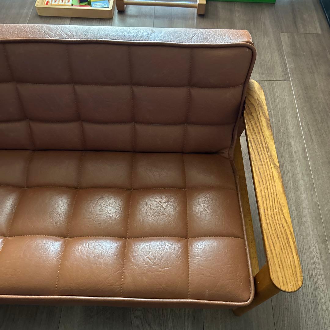 送料 無料 通販家具・インテリア - カリモク家具 キッズブラウンレザー