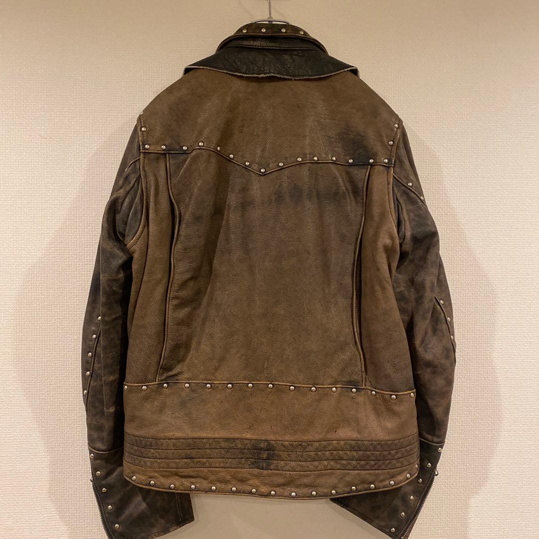 MeMeLL様専用】新品 ミハラヤスヒロ レザーライダースジャケット