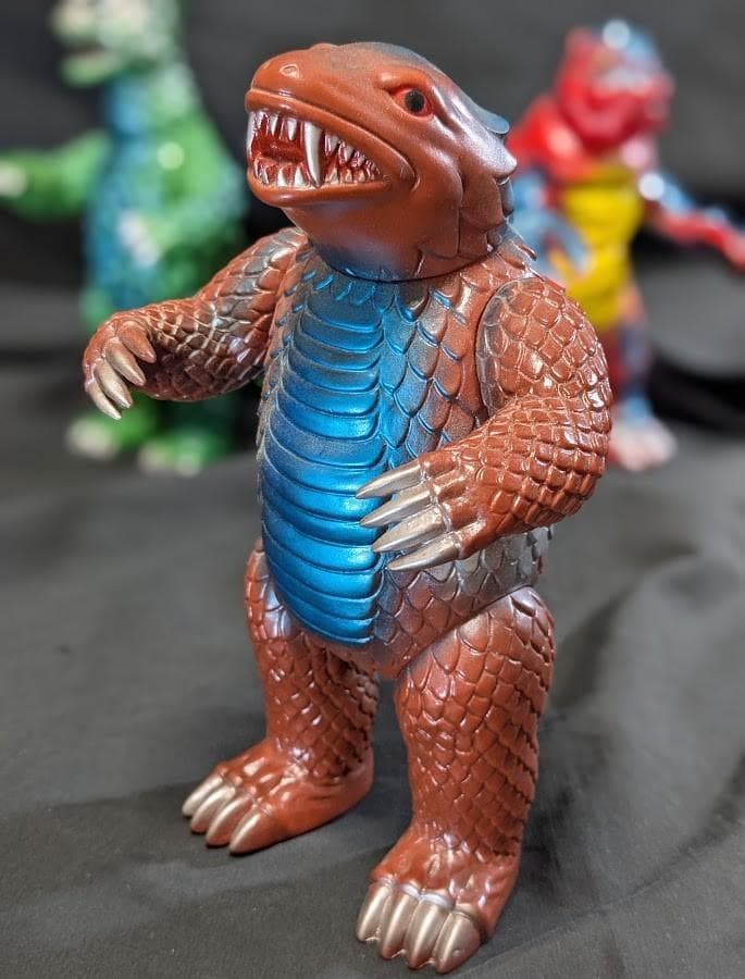 サソギラス＆モグネス＆ジギラ「マグマ大使」怪獣（ブルマァク復刻）ソフビ３体セット