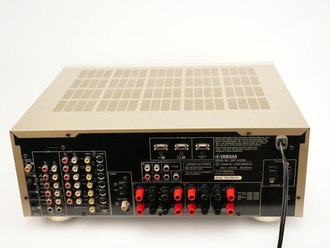 【YAMAHA DSP-AX640 AVアンプ】5.1ch 動作確認済み