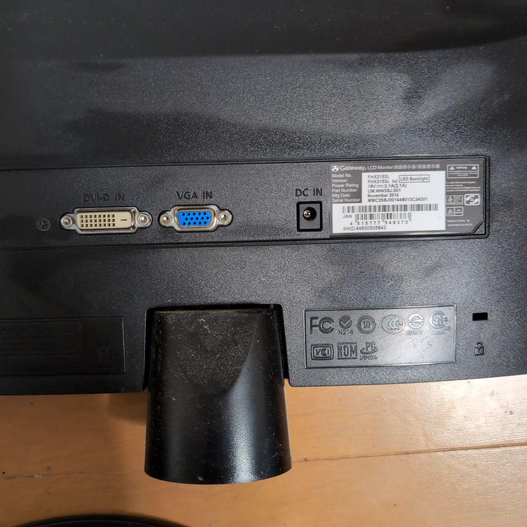 Gateway FHX2153L 21.5インチモニター 本体 - メルカリ