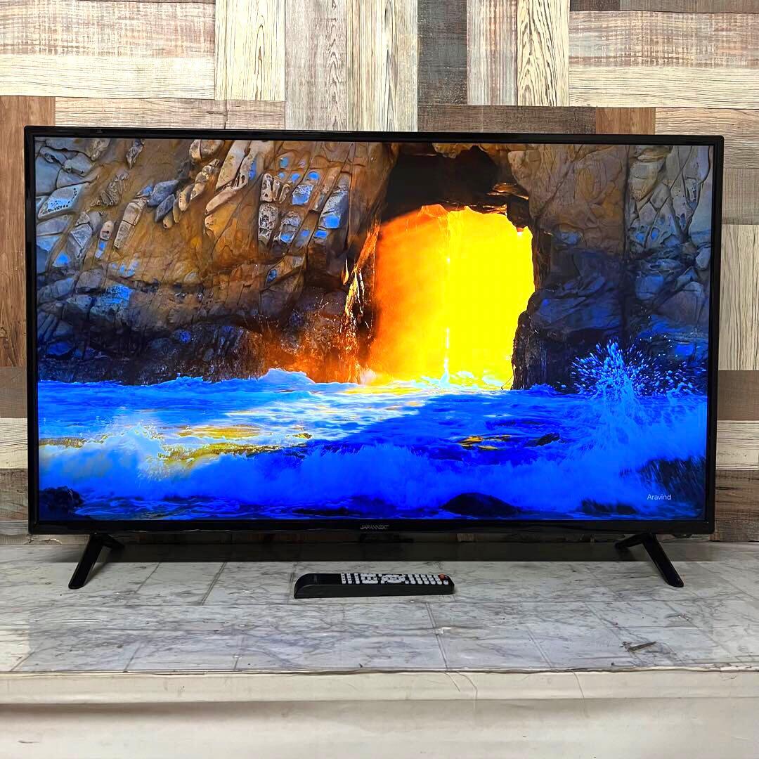 即日受渡❣️全国送料込ジャパンネクスト43型4K液晶モニターリモ付