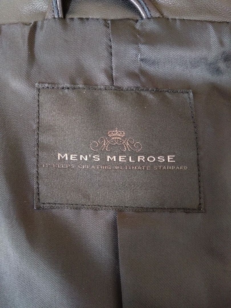 《メンズメルローズ》レザージャケット