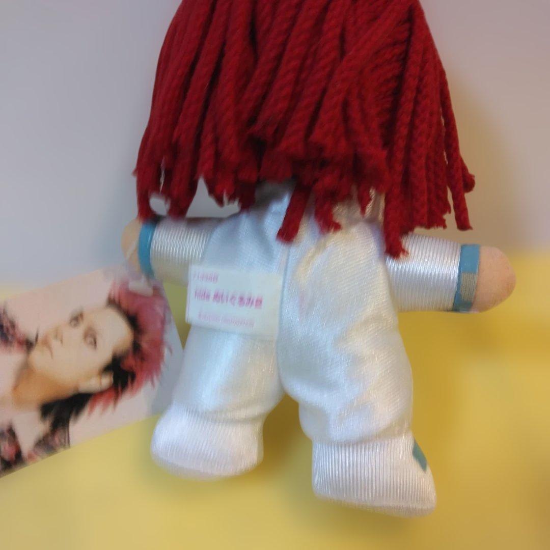 レトロX JAPAN　hide さんぬいぐるみ ／ストラップ/下敷き6点 セット