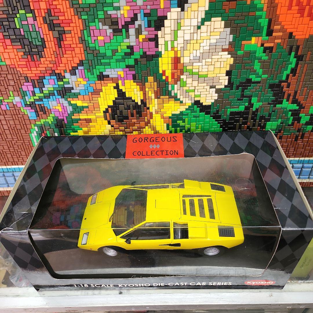 KYOSHO 1:18 【カウンタック】ダイキャストカー イエロー