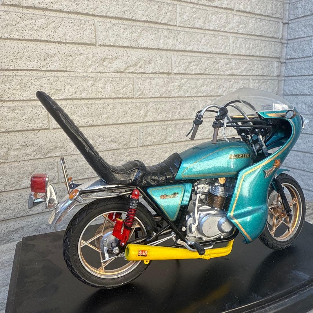 俺のマシン　GS400L完成品　当時物　旧車會　暴走族　1/12ロケット　3段
