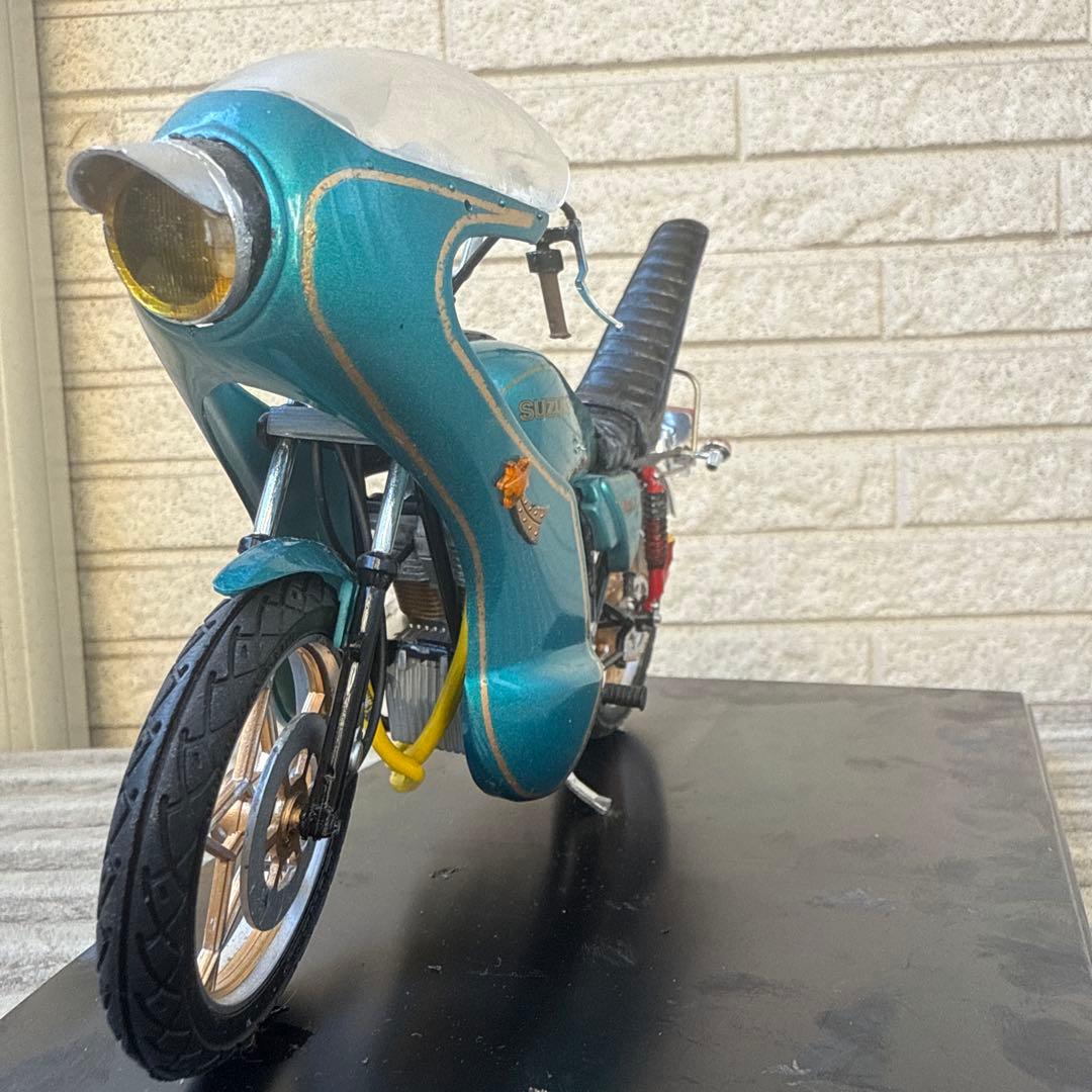 俺のマシン　GS400L完成品　当時物　旧車會　暴走族　1/12ロケット　3段