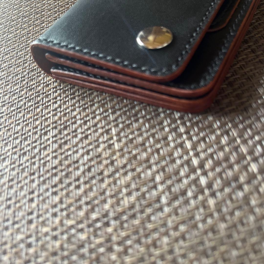 MARYAM 馬革 ロングトラッカーウォレット 茶芯 ニッケル - メルカリ