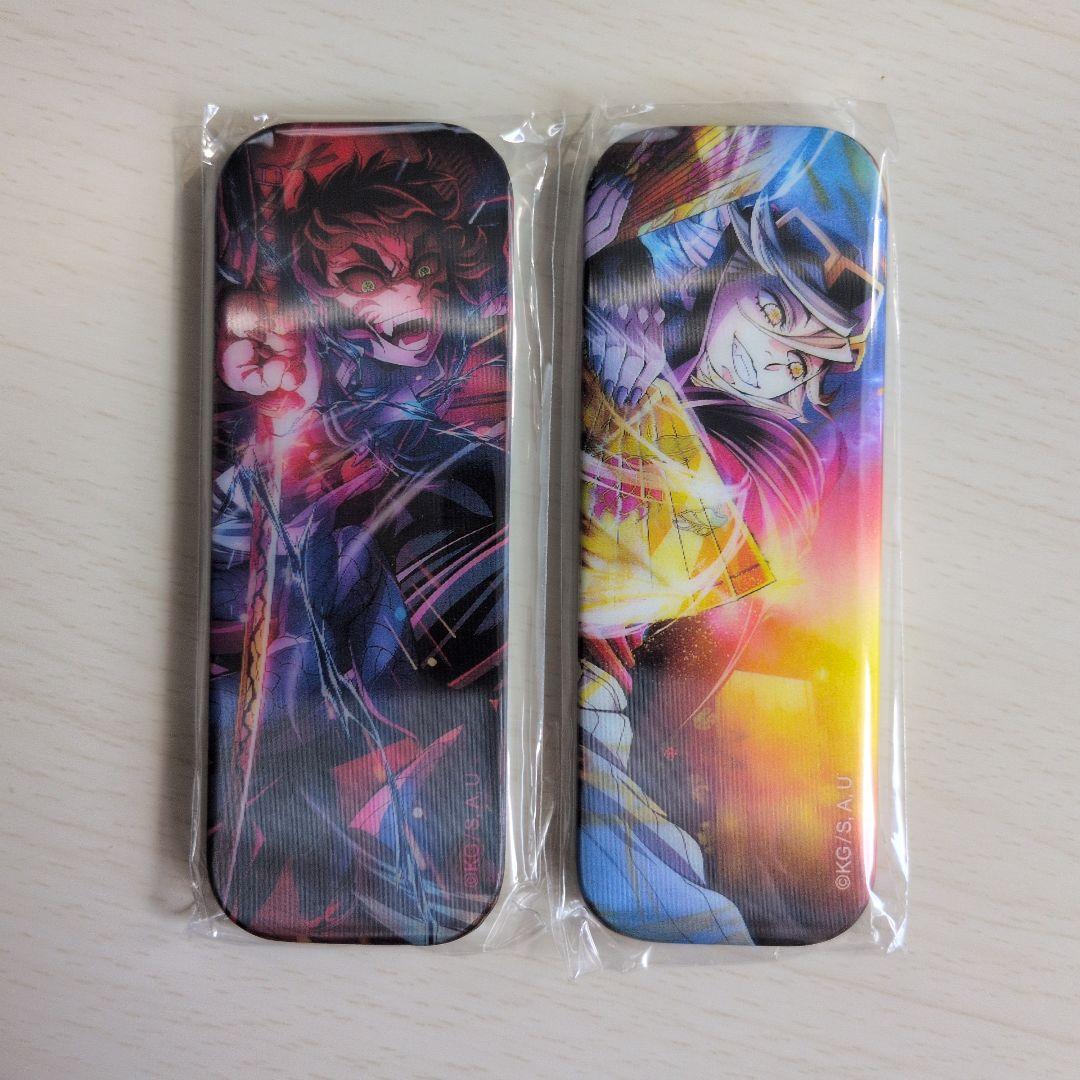 鬼滅の刃 WEBSHOPくじ C賞 レンチキュラー 缶バッジ 獪岳 童磨 - メルカリ