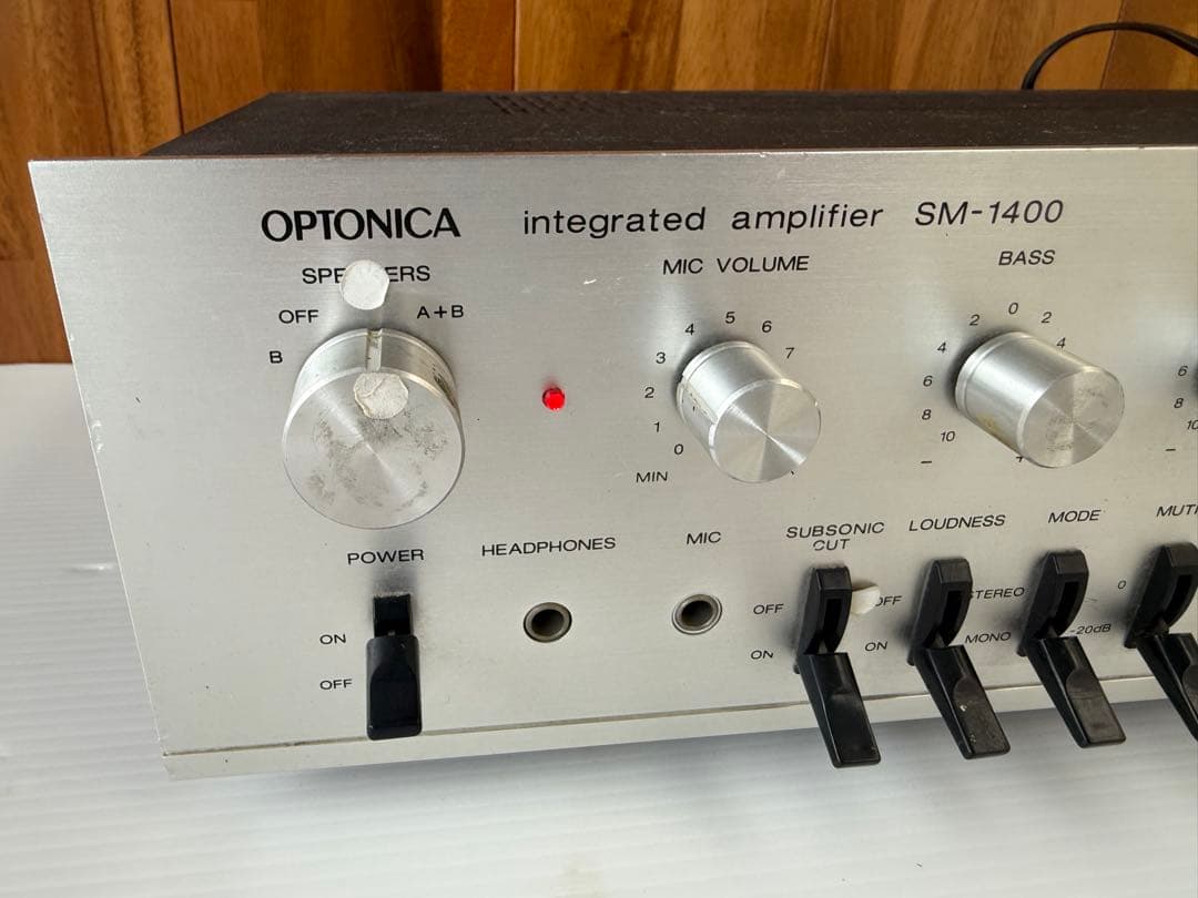SHARP OPTONICA SM-1400 プリメインアンプ(a17)