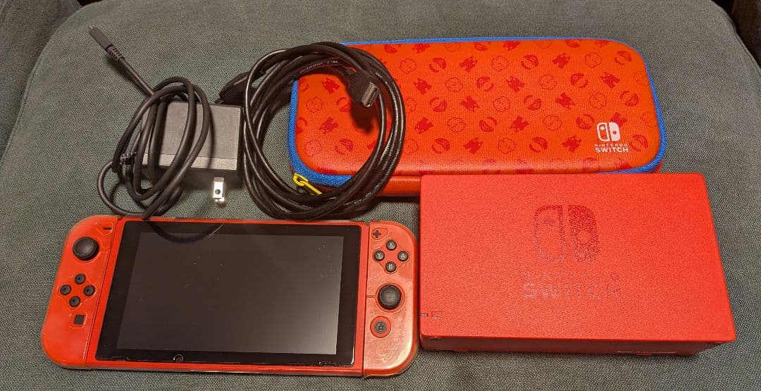Nintendo Switch マリオレッド×ブルー 本体 ACアダプター付き | 激安