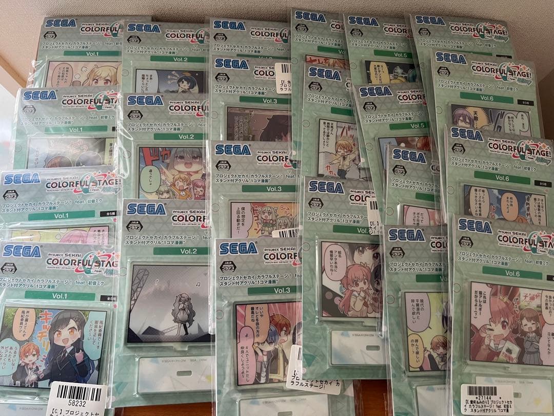 プロジェクトセカイ　プロセカ　スタンド付きアクリル　一コマ漫画　まとめ売り プロジェクトセカイ カラフルステージ スタンド付アクリル 