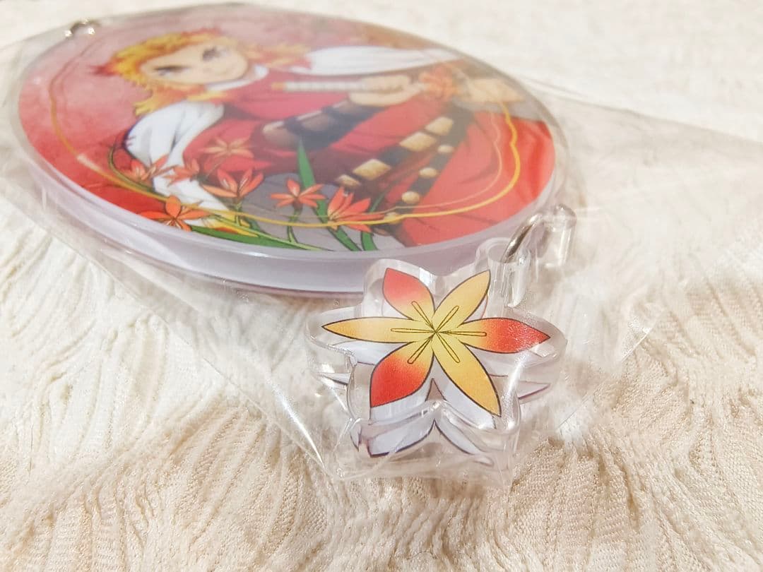 鬼滅の刃 国風服 中華風衣装 中国限定 アクリルキーホルダー 煉獄杏