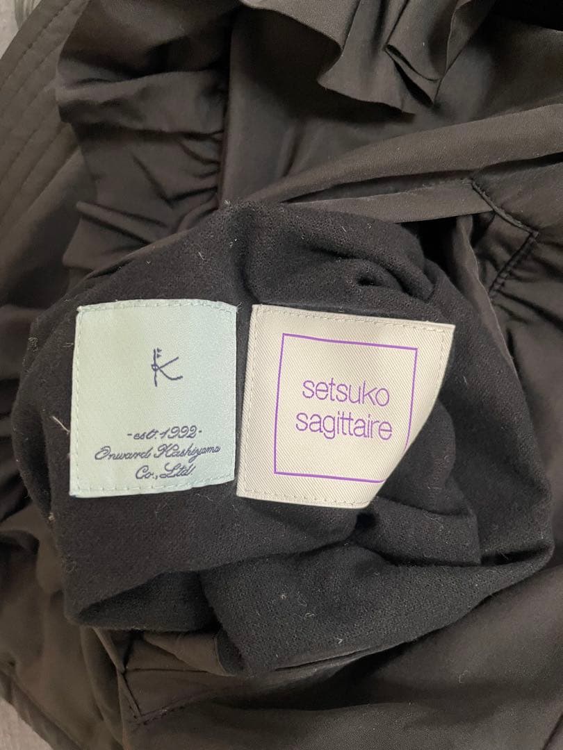 組曲×setsuko sagittaire リバーシブルフリルダウン - メルカリ