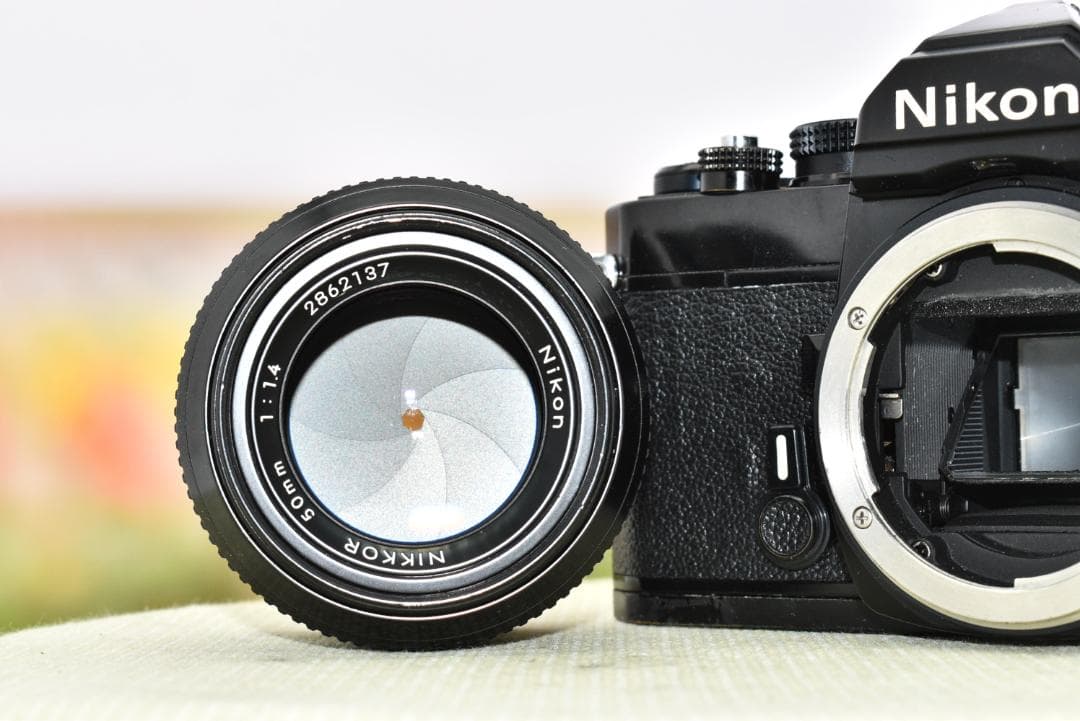 整備済】ニコン Nikon FM + NIKKOR 50mm F1.4 非Ai