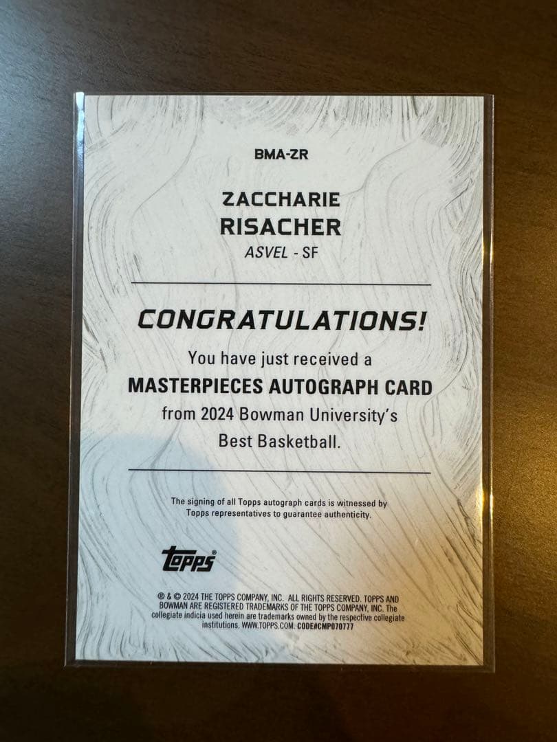 激レア】NBA 2024ドラフト1位 ザカリー・リザシェイ - メルカリ