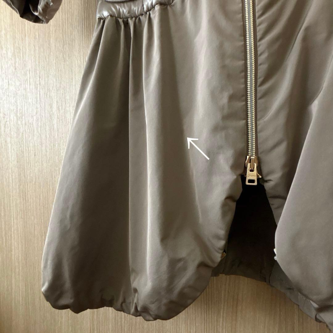 1316】ヘルノ 切り替えライトダウンジャケット コート ベージュ 44