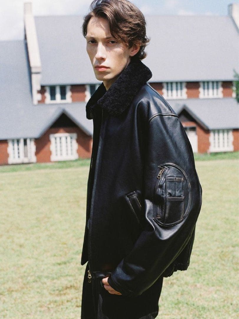 LIDNM French Pilot Leather Jacket Sサイズ - メルカリ