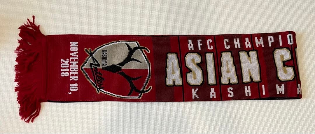 鹿島アントラーズ ACL2018 優勝記念ニットマフラー - メルカリ