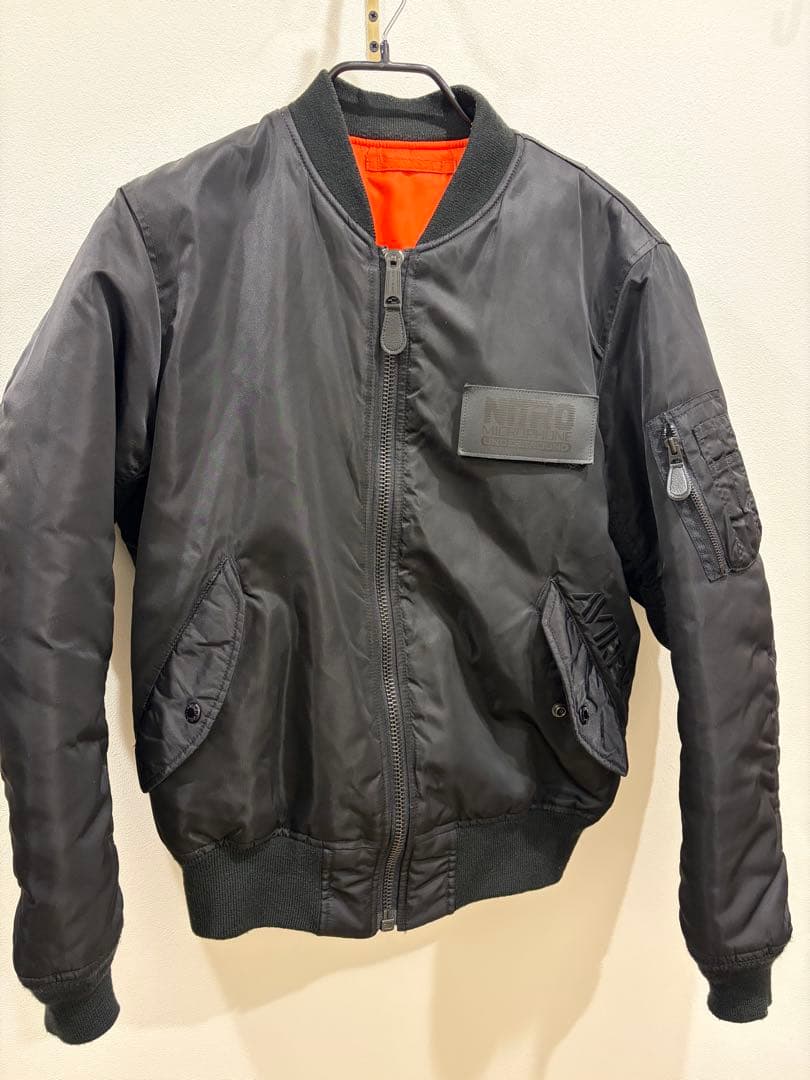 ジャケット・アウター NITRO MICROPHONE UNDERGROUND AVIREX MA-1 AVIREX×NITRO MICROPHONE UNDERGROUND】コラボレーションMA-1 発売