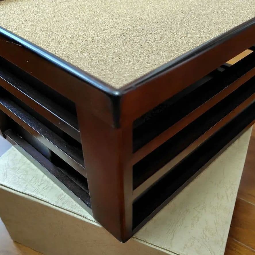 豊岡クラフト 森林楽 (美品) 素敵な 書斎 A4書類シェルフ、小物・文具