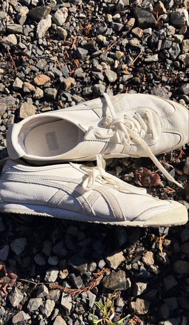 Onitsuka Tiger ホワイト スニーカー‼️