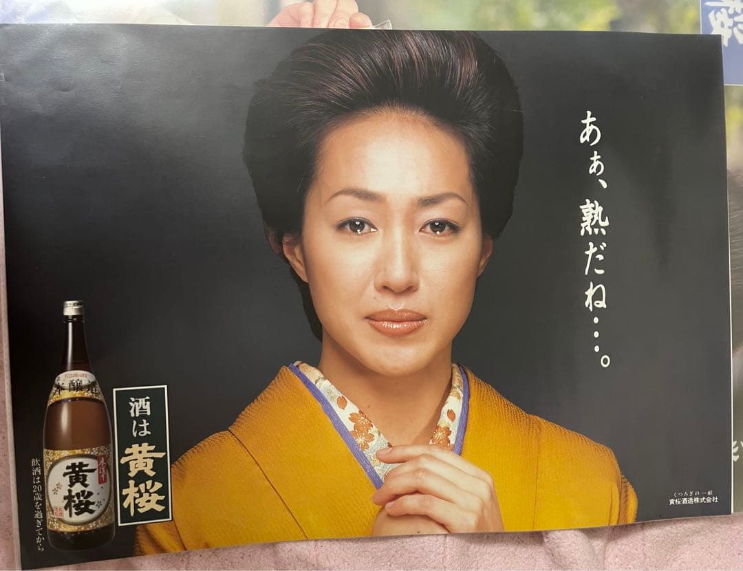 早い者勝ち】高島礼子 黄桜 宣伝ポスター 未使用 販促物【非売品】5