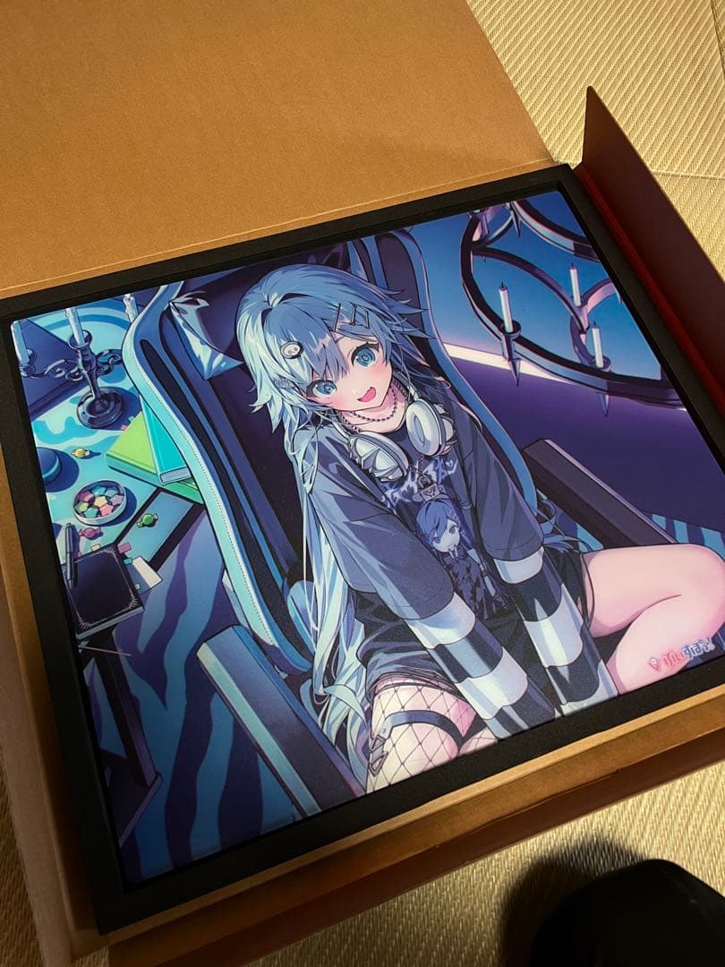 ぶいすぽっ！ ガラスマウスパッド 夜乃くろむ - メルカリ