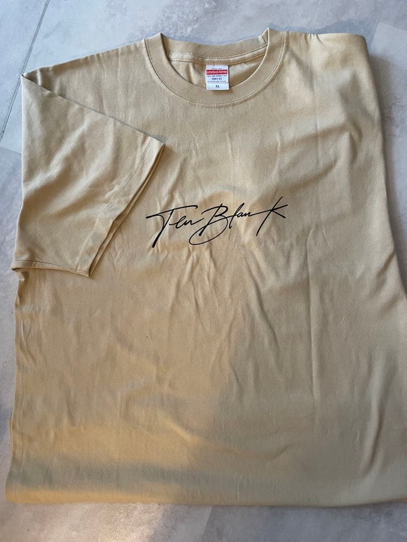 Netflix☆グラスハート☆テンブランクツアーTシャツXL ベージュ T